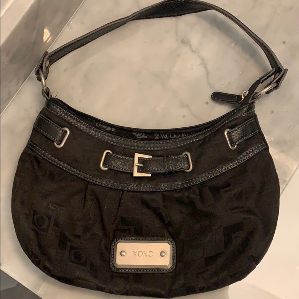 Small black XoXo purse